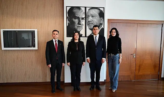 Başkan Çerçioğlu’na AYSO Yönetim Kurulu Başkanı Maraş ve Gözlüklü’den Ziyaret