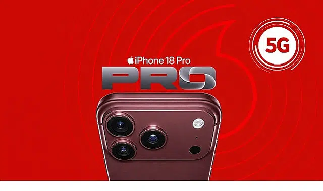 Vodafone’dan Müşterilerine %10’a Varan iPhone 18 Pro İndirimi Bugün 13.09